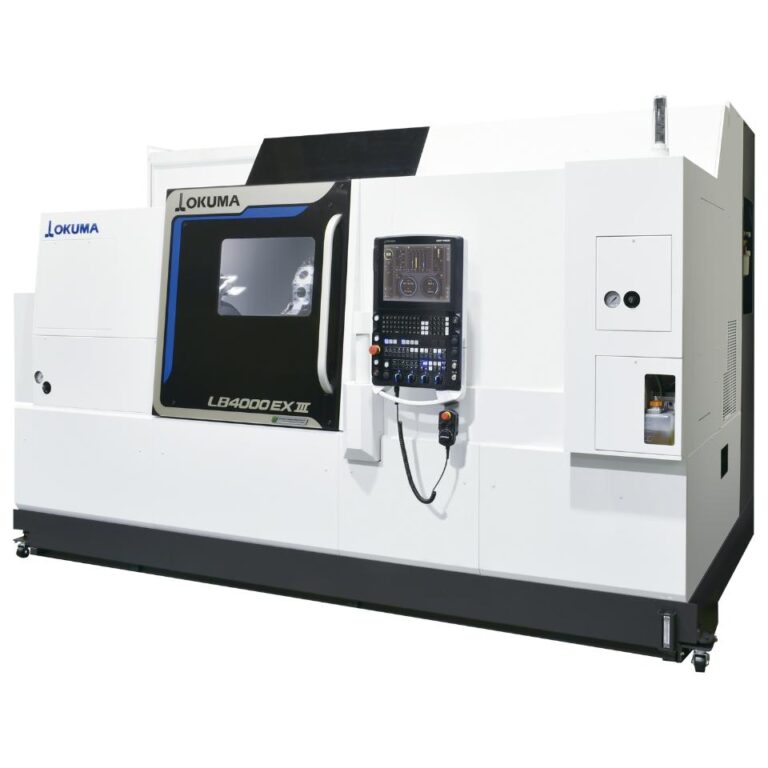 Okuma LB4000 EX III with OSP-P500 equipped with Velocity Products tooling
